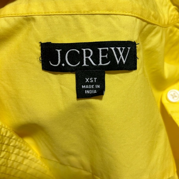 J. Crew Short-Sleeve Mini Shirtdress Cotton Poplin - Picture 5 of 10